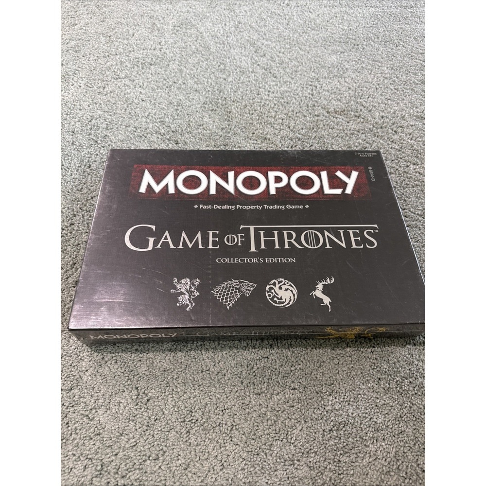 Monopoly Game of Thrones Collector's edition new Sealed